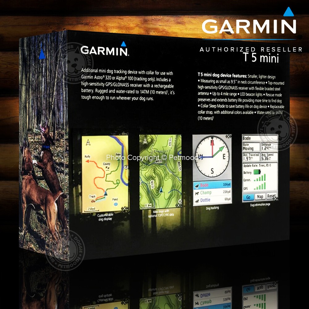 Garmin T5 Mini GPS Tracking ONLY Collar - No Training
