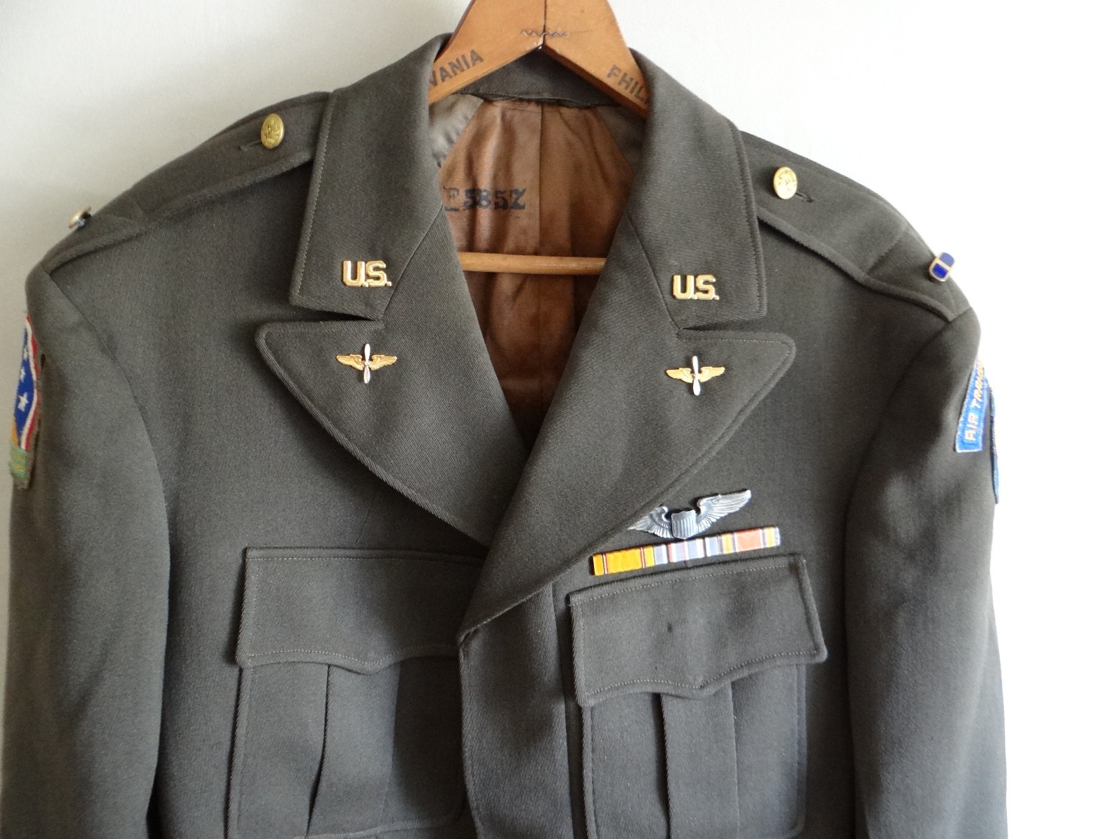 WWII Army Air Corps Air Transport Command Officers Ike Jacket Uniform