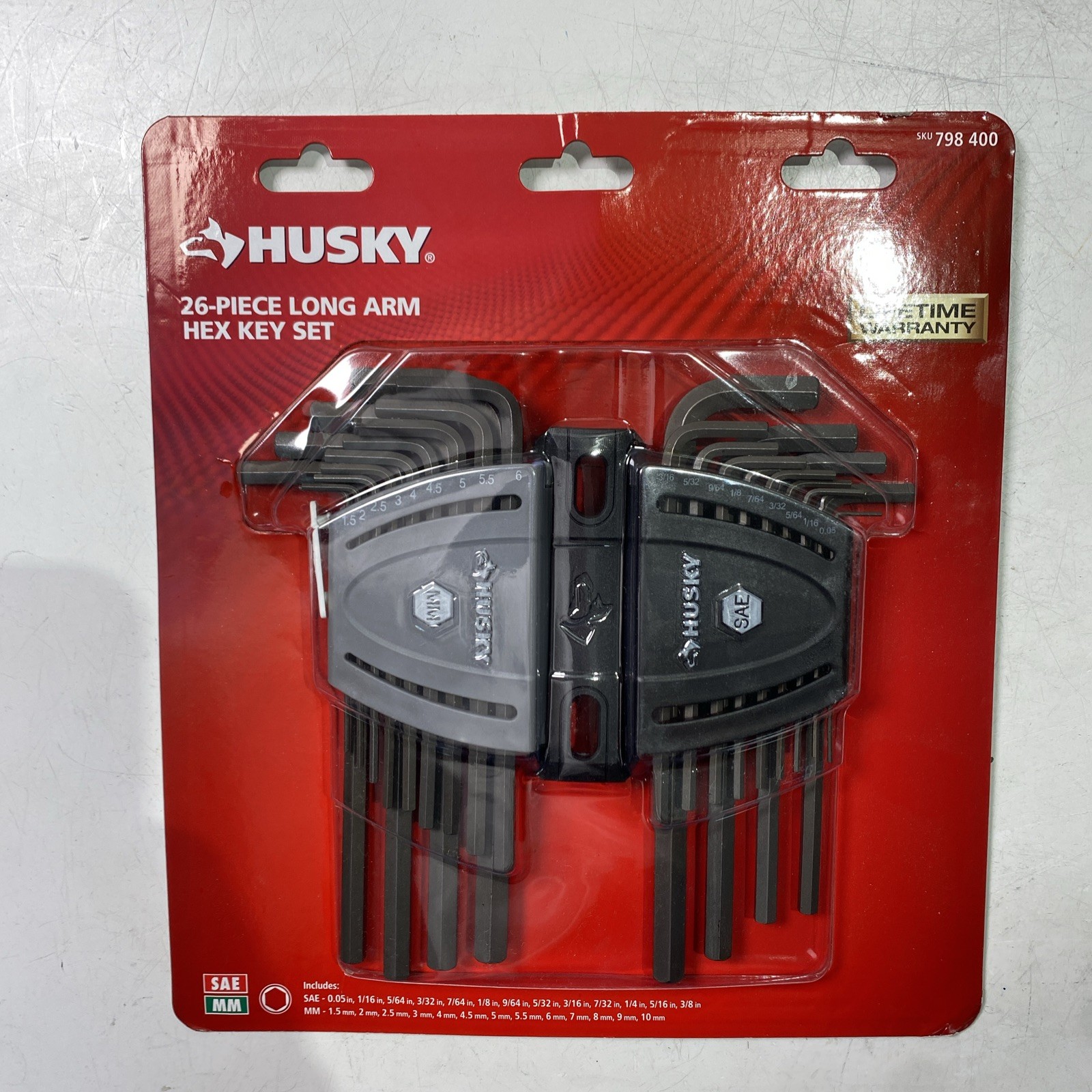 Husky Ball End Hex Set, SAE/MM (26-Piece)