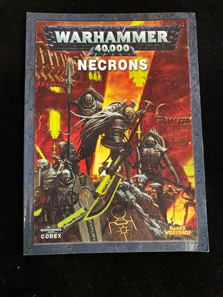 Games Workshop Warhammer 40k Necrons Codex Lot B Rulebook 5th Edition