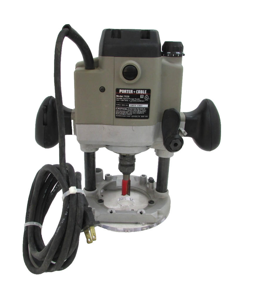 PORTER CABLE 7529 VARIABLE SPEED PLUNGE ROUTER 1/2" COLLET