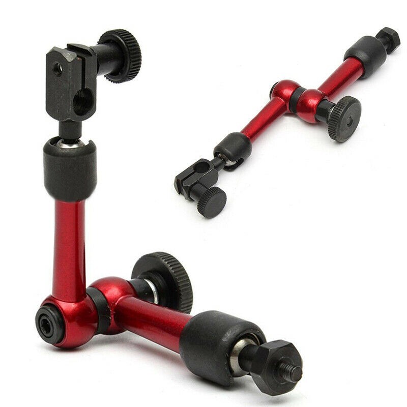 Magnetic Base Holder Stand for Dial Indicator Gauge with Adjustable Positioning