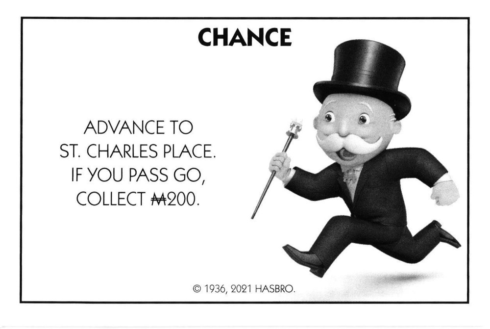 Monopoly Card Chance