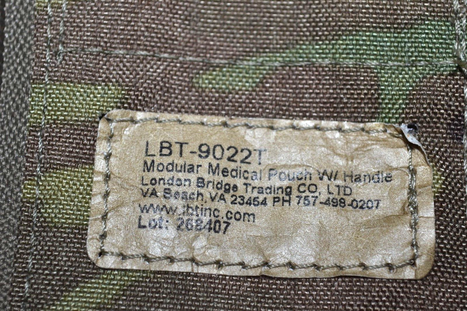 LBT 9022T Multi-Cam Modular Medical Pouch W/ Handle & REMOVEABLE INSERT PANEL