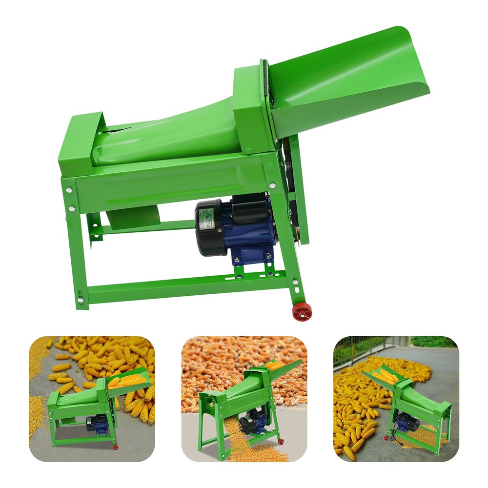 Electric Corn Threshing Machine Heavy Duty Automatic Corn Threshing Machine 480W