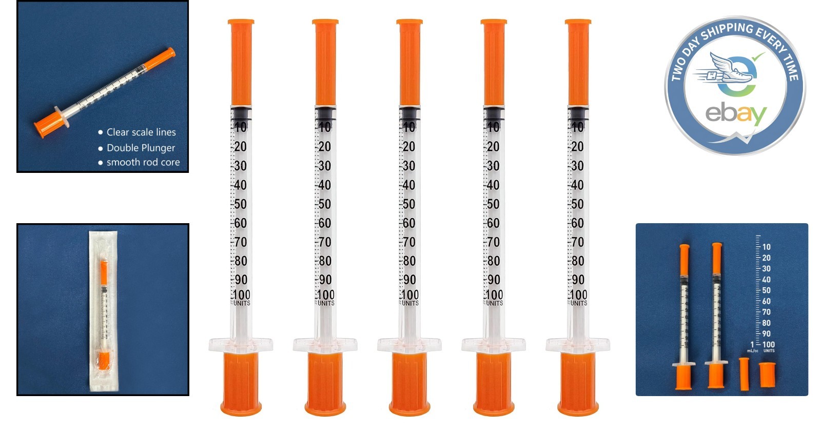 Compact 1mL 31G 5/16in Syringes - 100 Pack for Industrial Applications