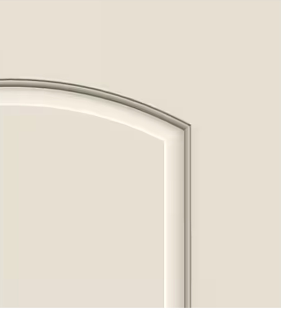 Caiman 2 Raised Panel Arch Top Solid Core Molded Interior Doors -Slabs & Prehung