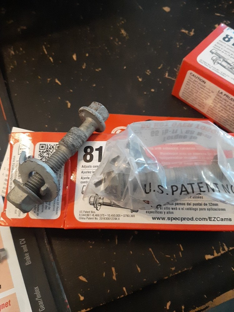 Camber Adjustment Bolt Kit 12mm
