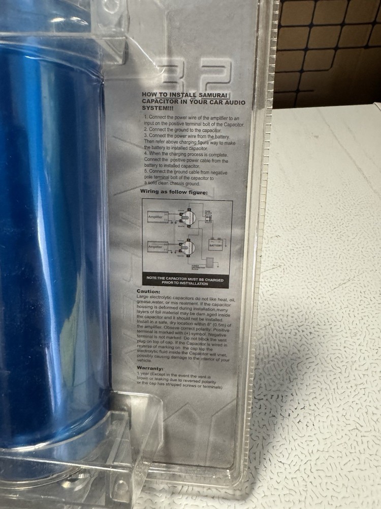 Samurai 3.2 Farad Xtreme Power Capacitor