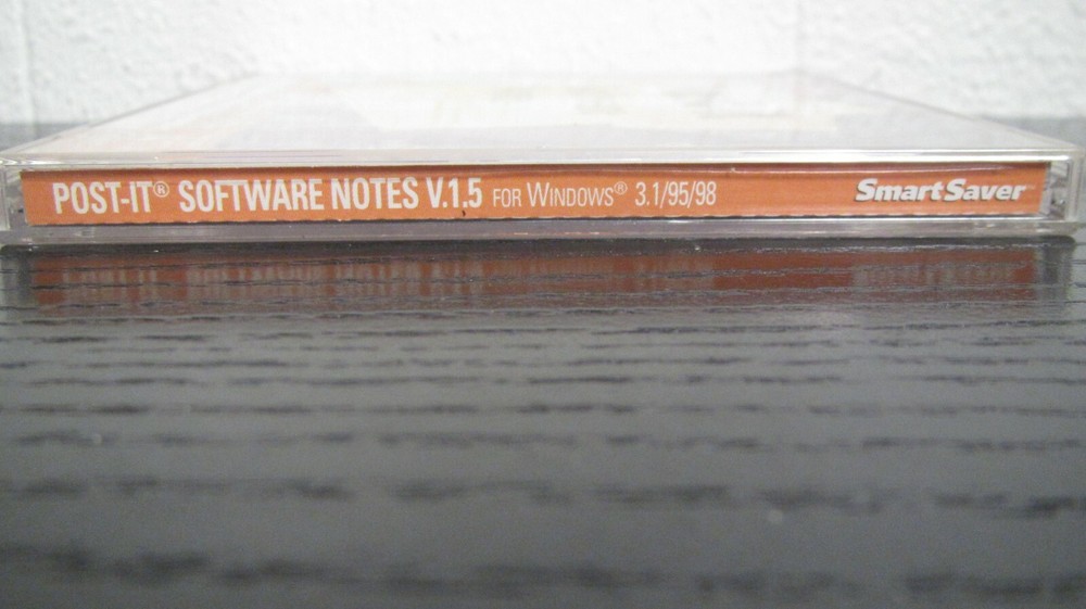 Post-it Software Notes Version 1.5 For Windows 3.1/95/98, (PC, 1999)