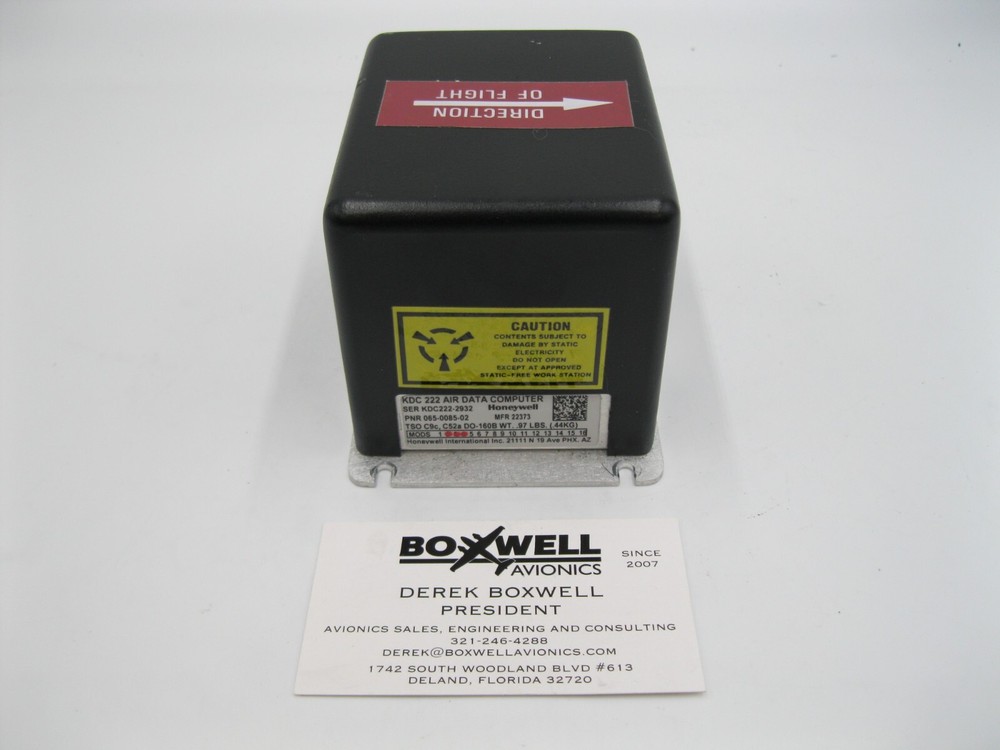 BENDIX KING KDC 222 AIR DATA COMPUTER PN: 065-0085-02 065-00085-0002