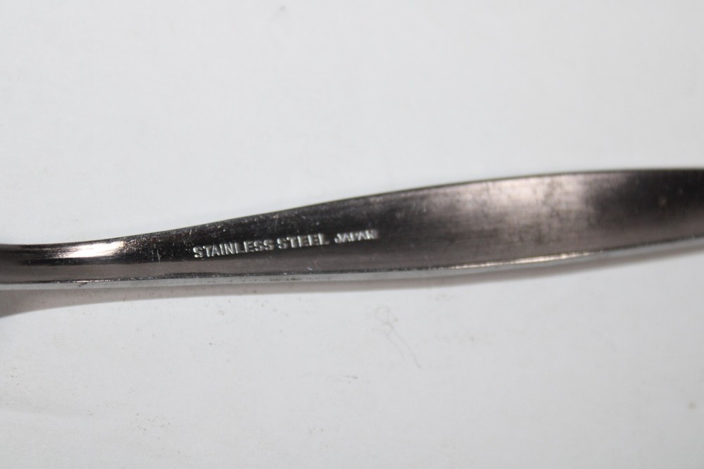 Interpur INR28 Black Rose Vintage Stainless Flatware Dinner Fork Spoon