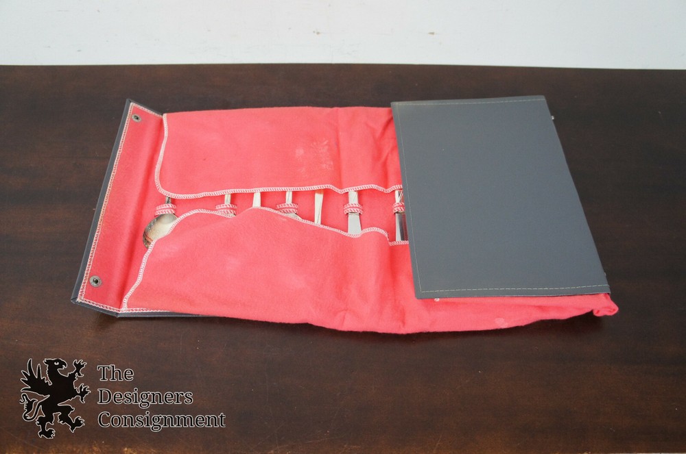 52 Piece Supreme Silverplate Flatware Set Concept Pattern Mid Century Modern