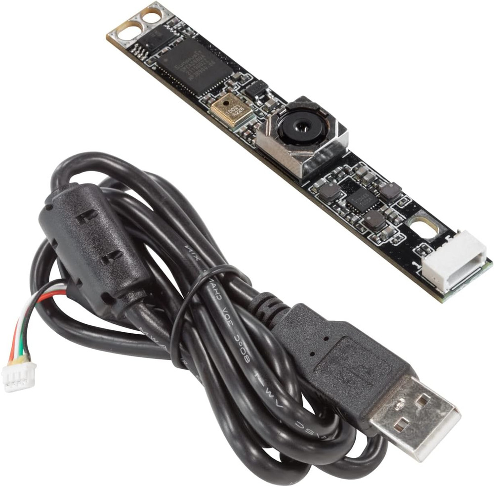 8MP Autofocus USB Camera, IMX179 USB 2.0 Lightburn Camera with Microphone, Ul...