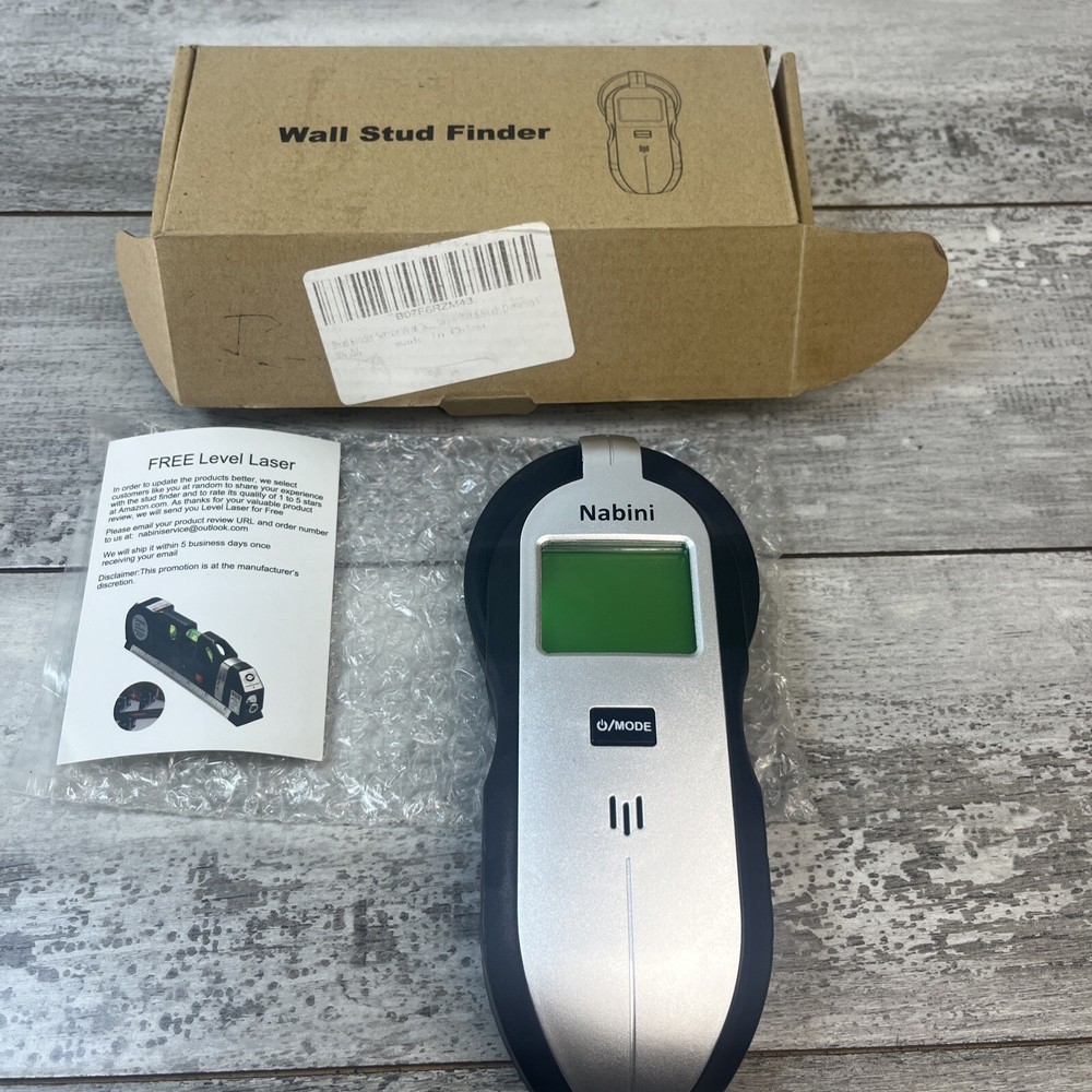 Nabini TH250 Wall Stud Finder Multi Function Sensor Wl Scanner