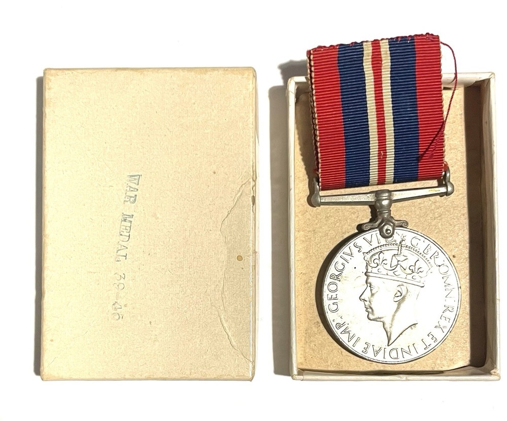 Authentic WW2 British War Medal Boxed