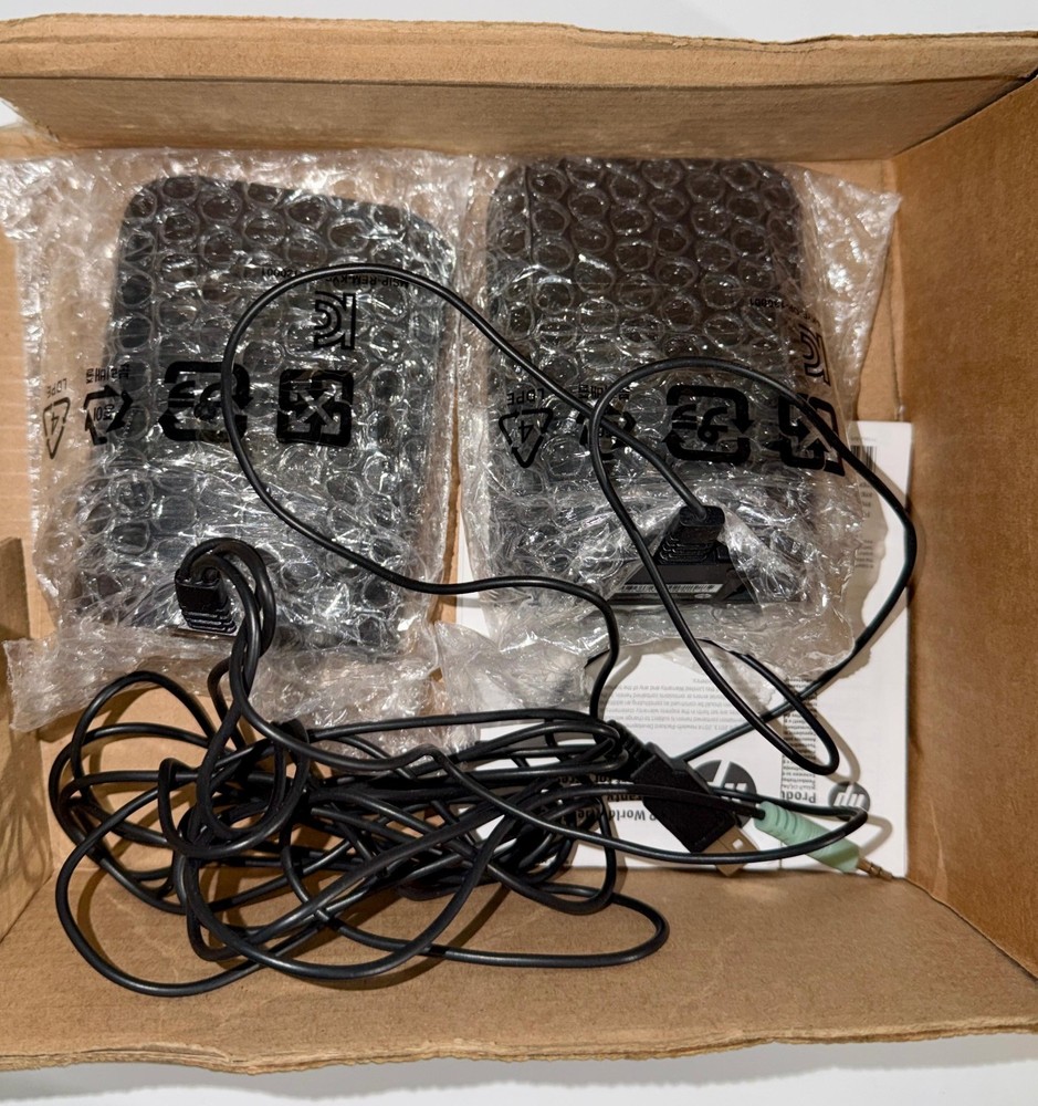 Open Box - HP OP-130001 USB Stereo Speakers