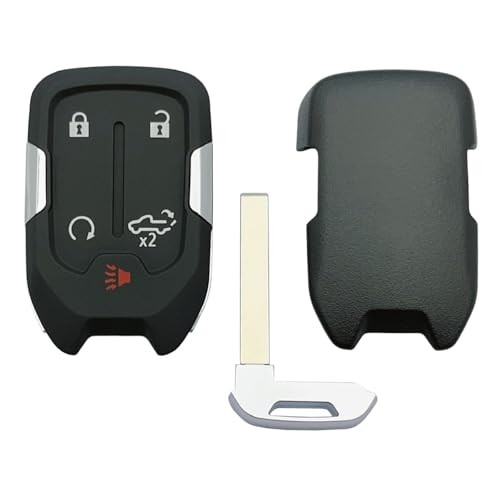 Replacement Key Fob Shell Case Fits for Chevy Silverado 2022 2021 5 button-b