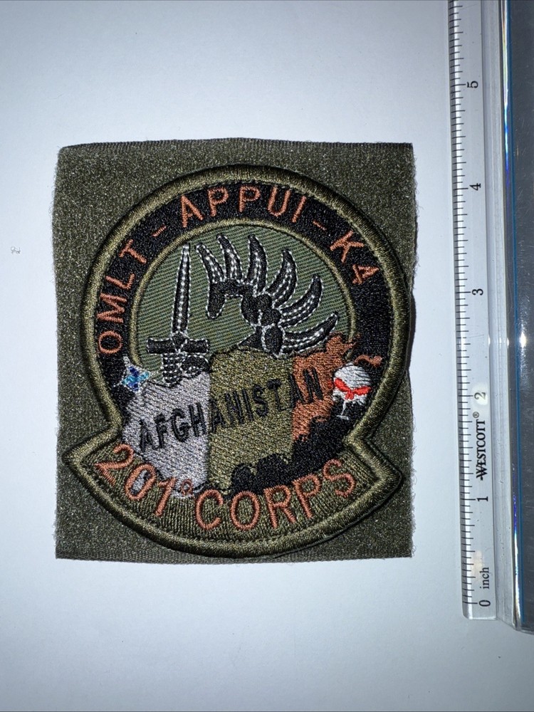 French Foreign Legion 201st Corp OMLT APPUI K4 Afghan Unit Patch