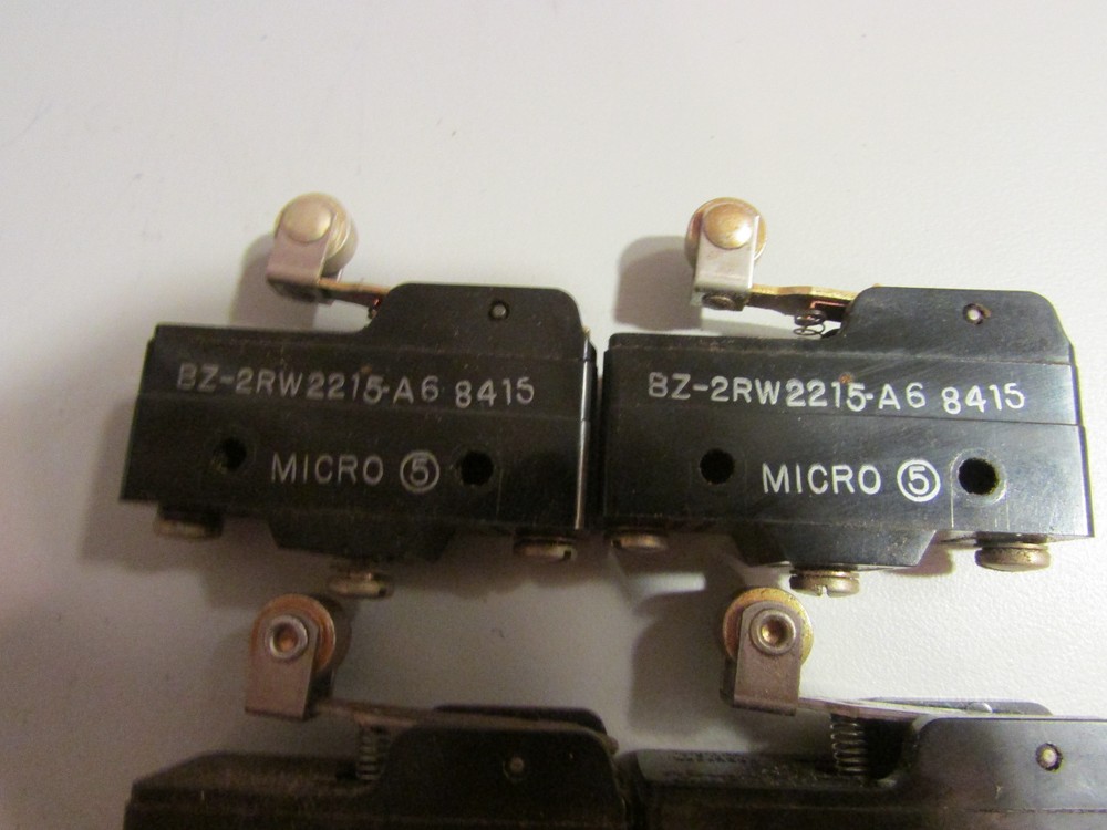 Micro Switch BZ-2RW8 Roller Lever Switch Lot of 13! Various Models.