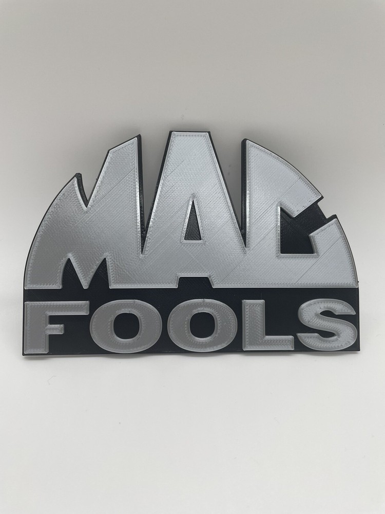 Mac Fools Novelty 3D Printed Tool Box Badge. Compatible With Mac Tool Boxes