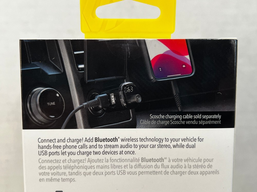 Scosche BTFreq Wireless Bluetooth Hands-Free Car Kit BTFM4