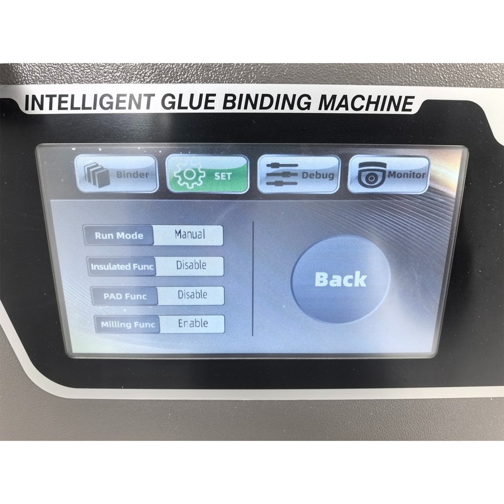 A4 Automatic Perfect Binding Machine 220V 1.9KW Side Glue Installation Machine F
