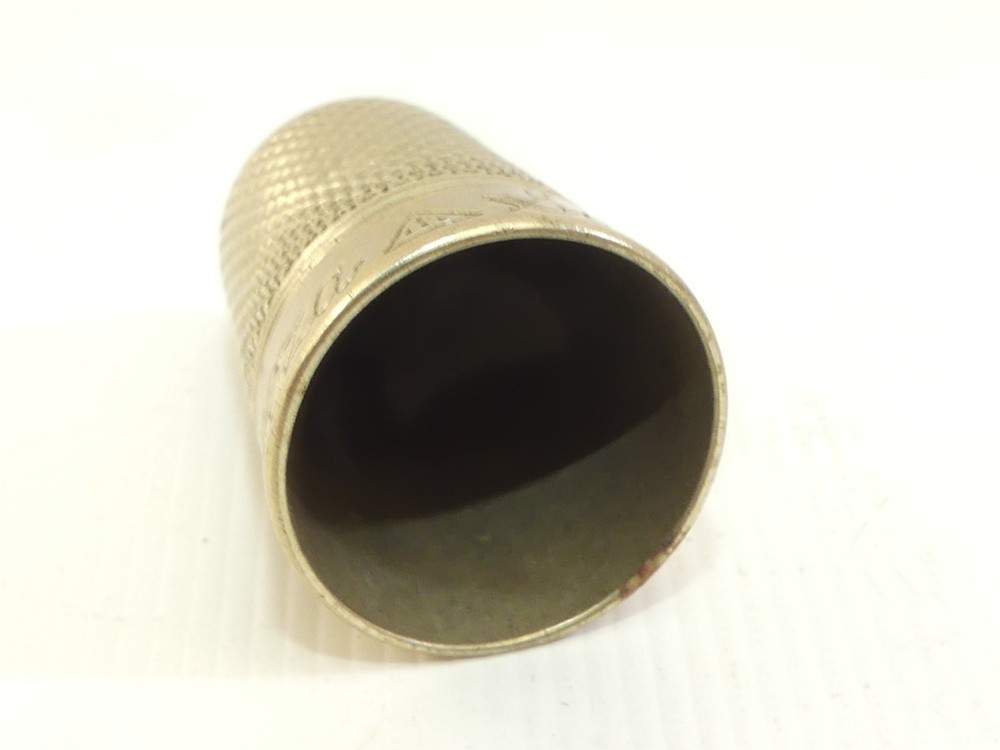 (ref288CX) Coroza Silver Thimble