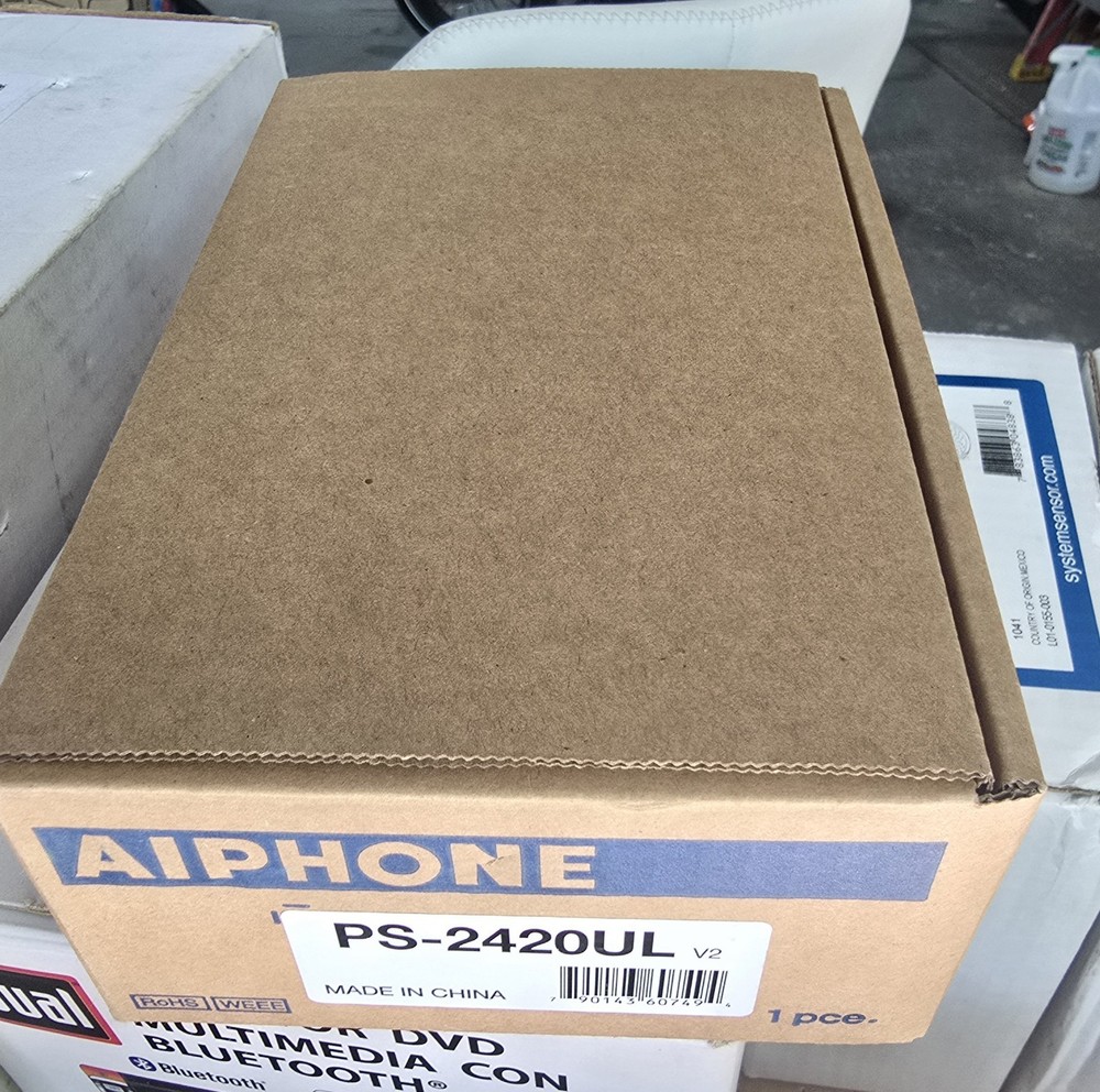 Aiphone PS-2420UL V2 DC Power Supply for Intercom Systems – NEW in Box