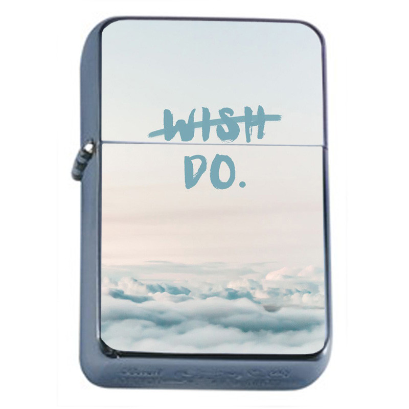Wish Do Em1 Flip Top Oil Lighter Wind Resistant