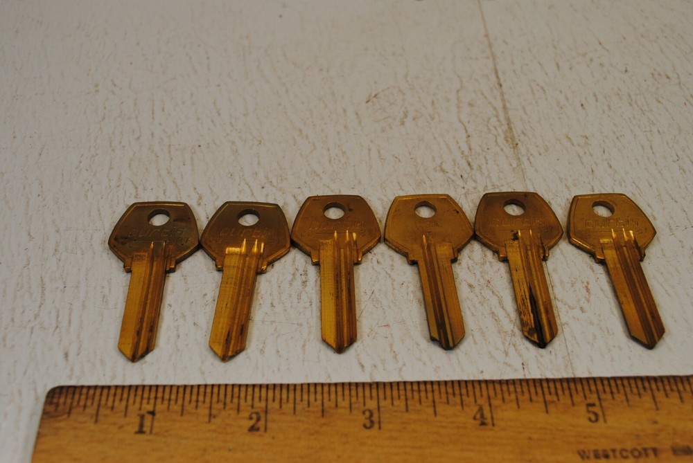 Curtis No.CO-87 Key Blanks 6 Pieces