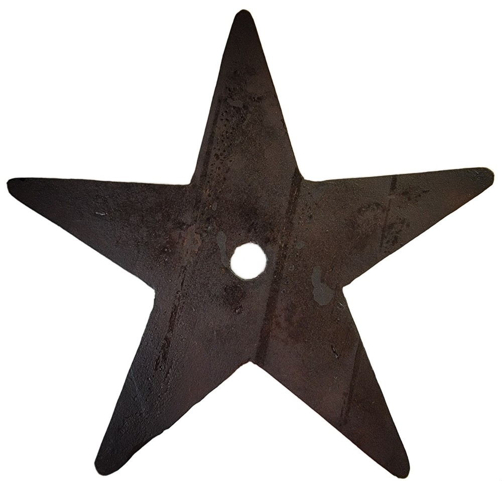 Vintage Cast Iron Barn Stars 9" Rustic