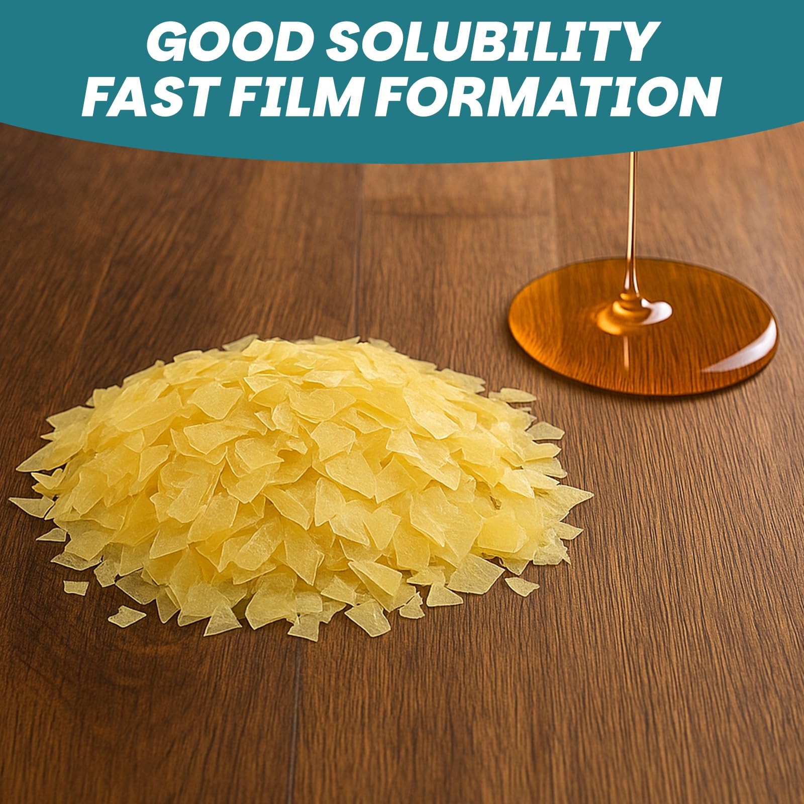 Shellac Flakes Blonde Shellac Finish for Home Wood Craft Decoration Household...