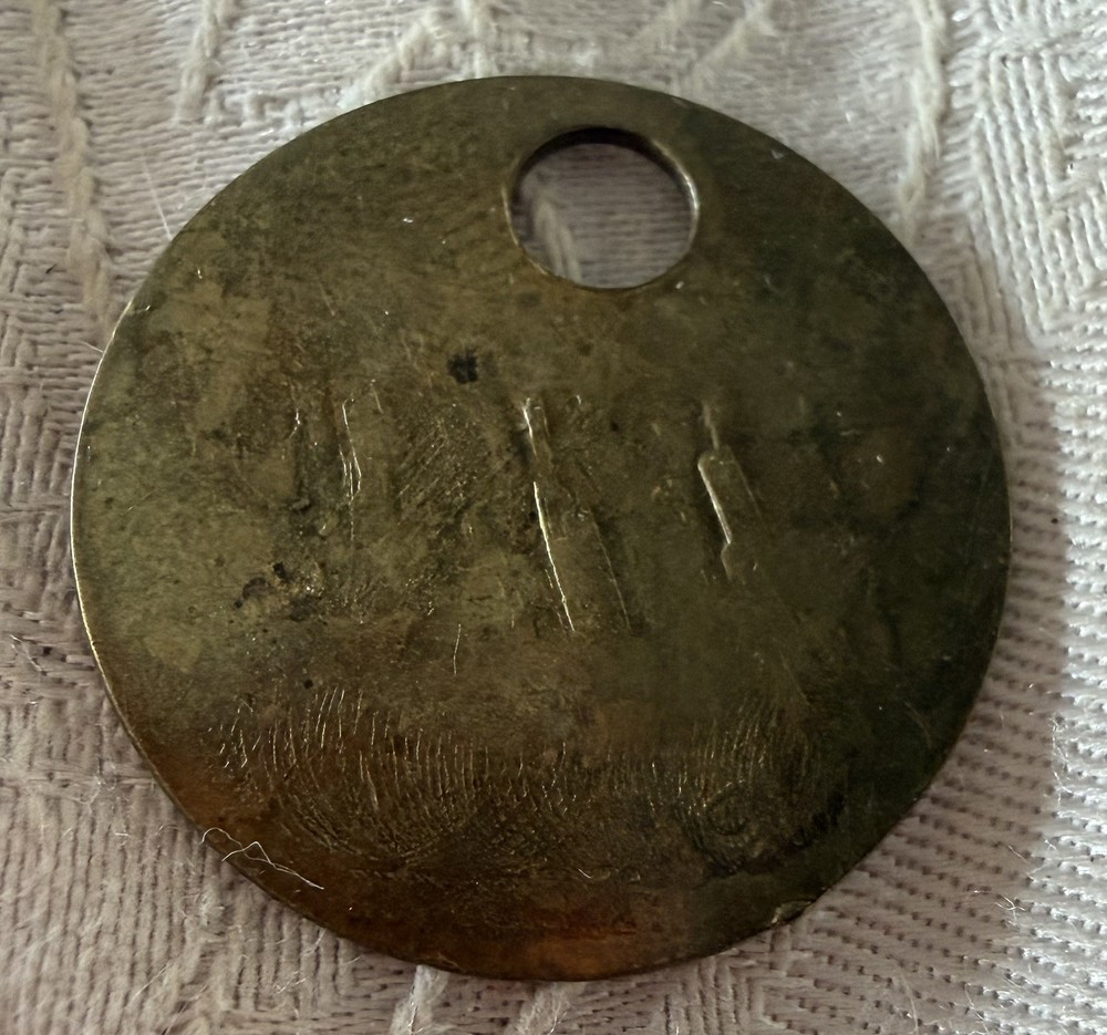 Riccall Colliery - Miners Brass Check - Mining Interest