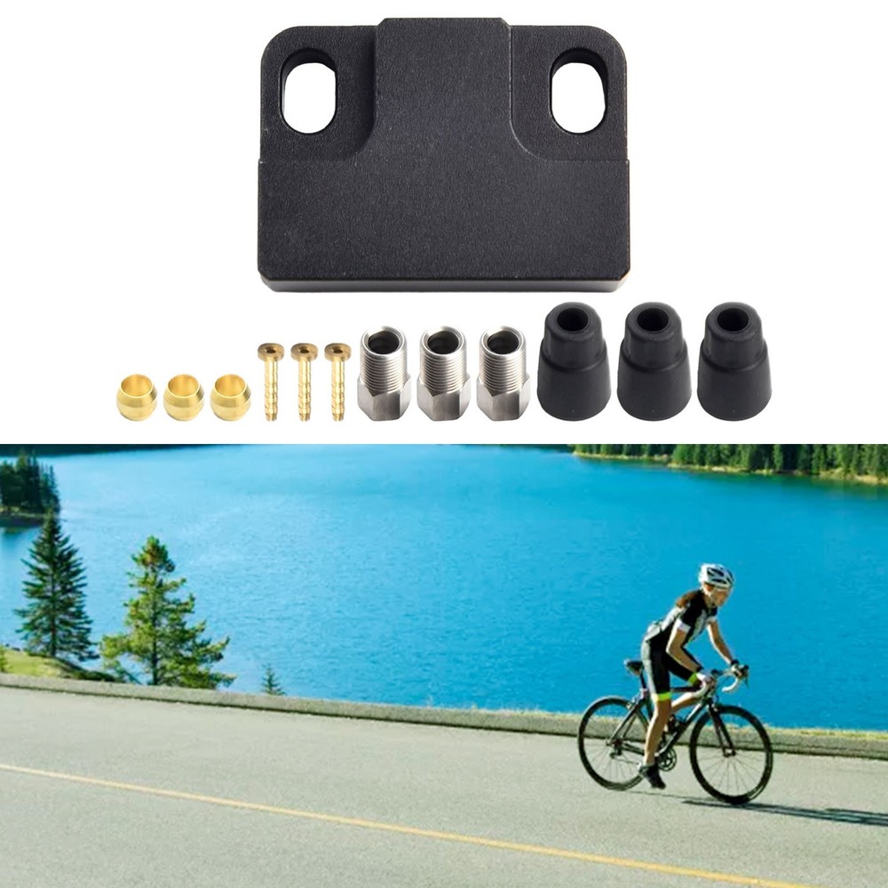 Enhanced Performance Hydraulic Brake Cable Tee Adapter for Modified Bikes