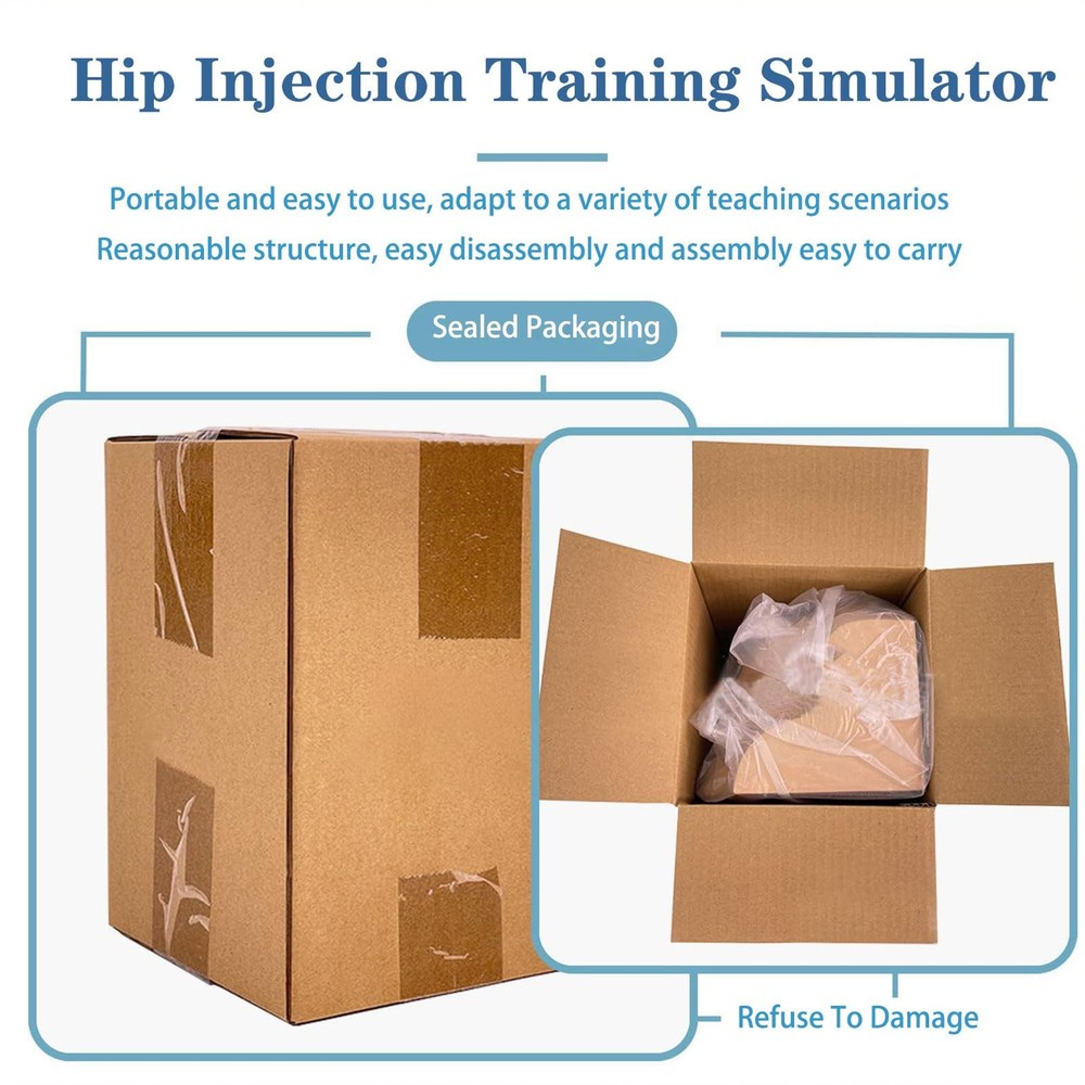 Hip Injection Training Simulator - Realistic Buttock Muscle Injection Trainin...