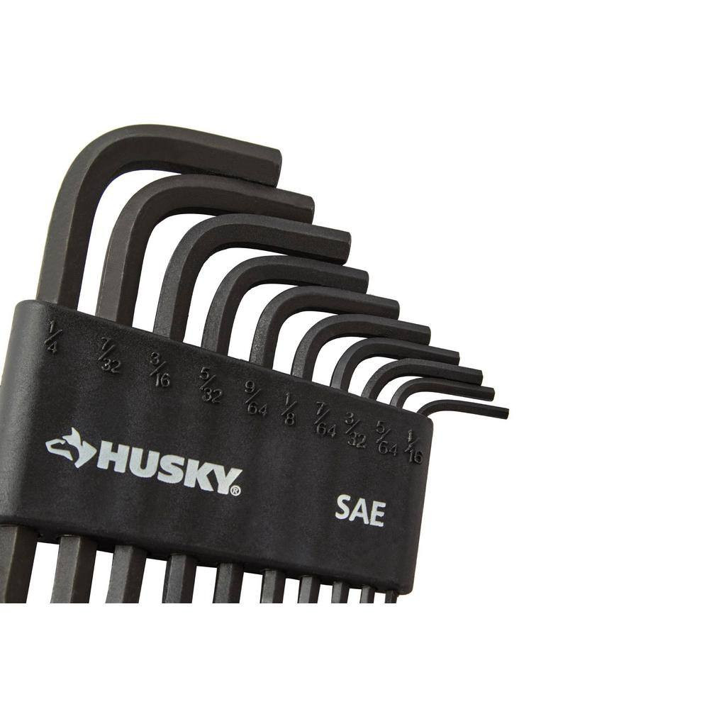 SAE Short Arm Hex Key Set (10-Piece)