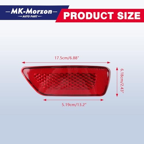 Rear Bumper Reflector Light Lamp Compatible with J-eep 2011-2017 Compass 2011