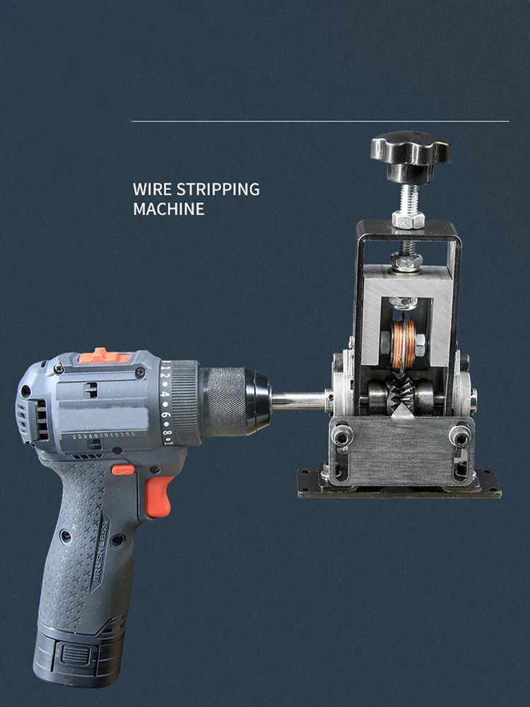 Waste Wire Cable Stripping Peeling Machine Can Be Connected to Electric Drill