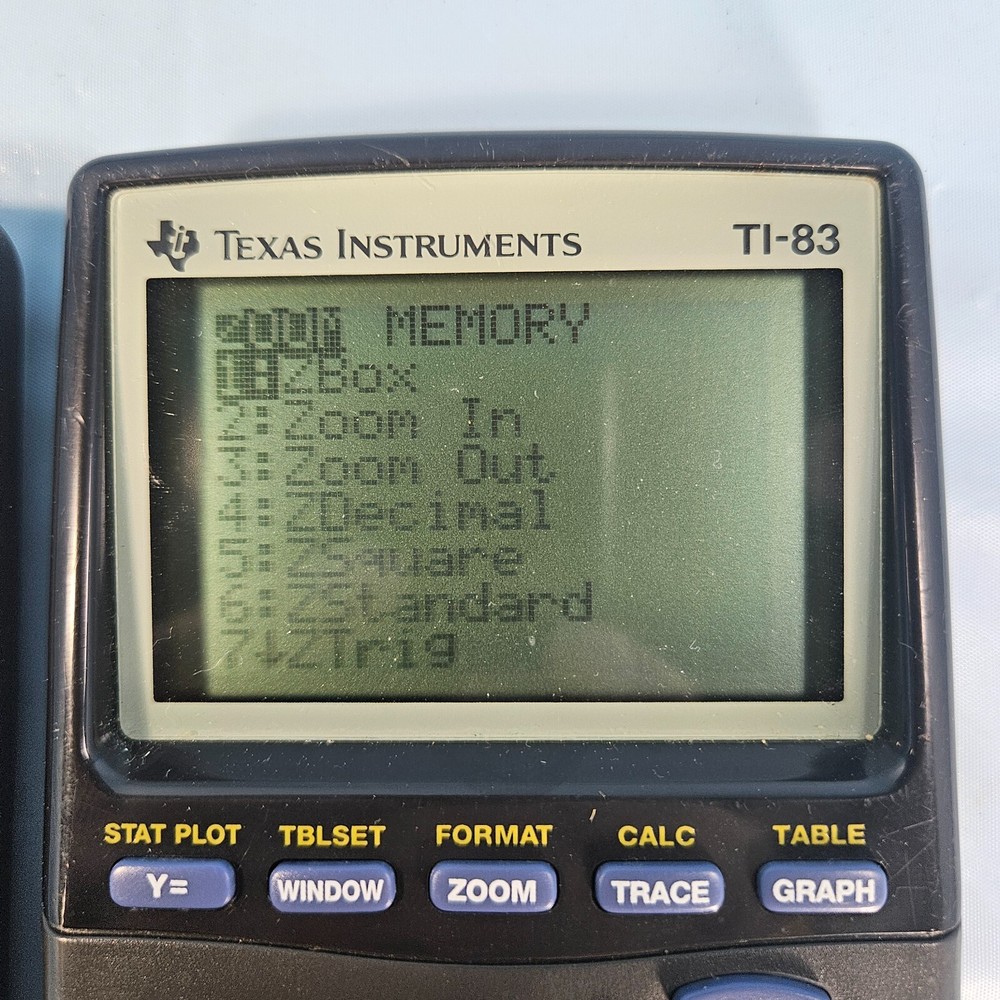 Texas Instruments TI-83 Graphing Calculator Tested & Working