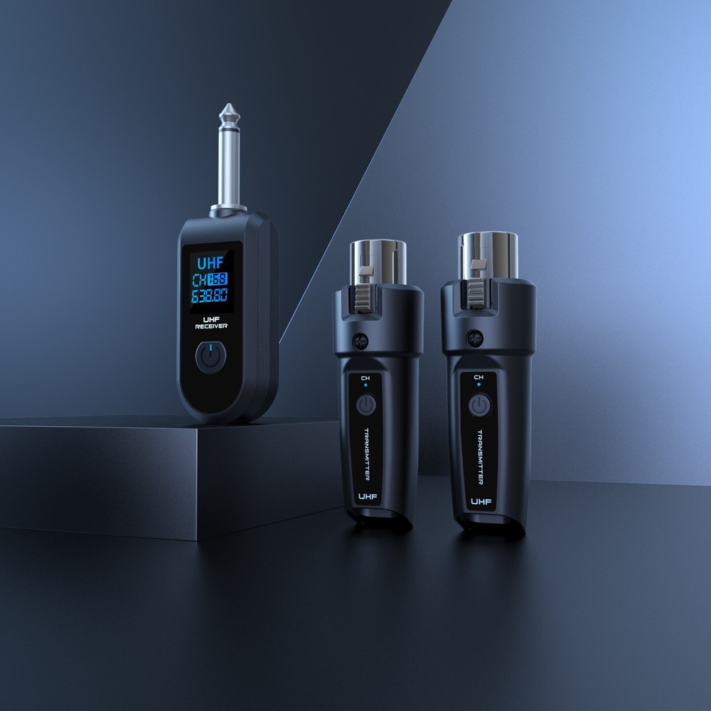 Microphone Dual Transmitter + Receiver Wireless System Loudstar Acoustics