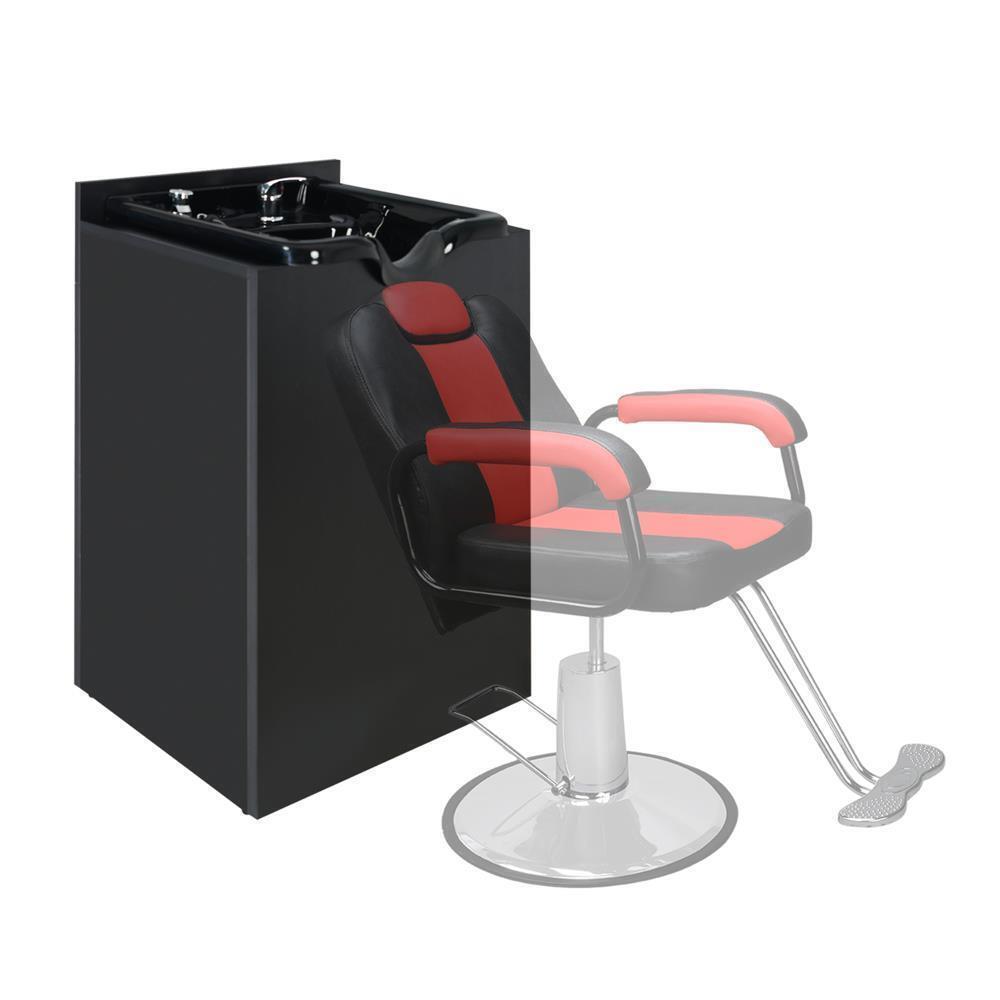 Backwash Shampoo Station Shampoo Bowl with Cabinet Hair Wash Sink for Salon Spa