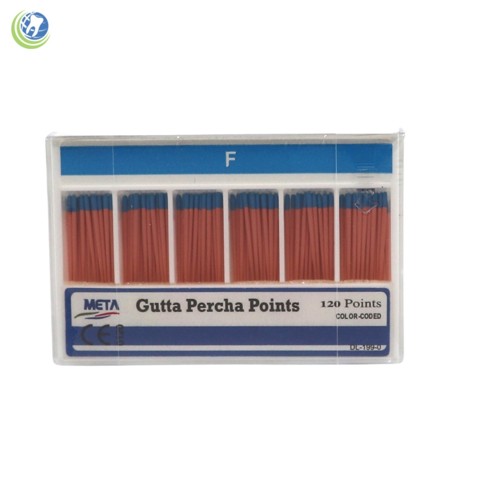 Gutta Percha Points Fine F 120/Box Vial Endodontic Obturation Dental Emporium