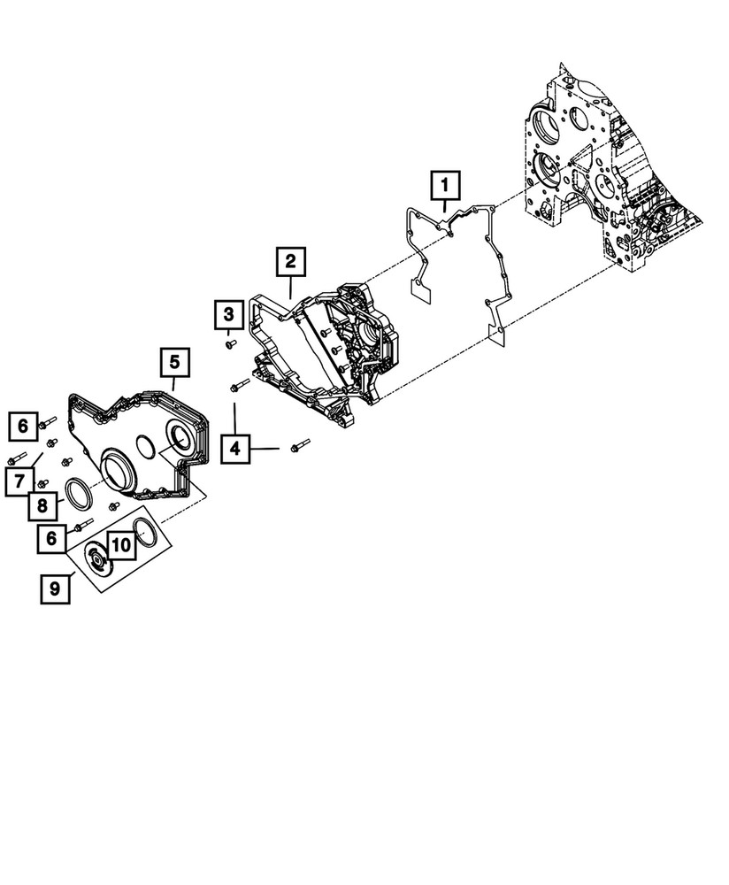 Genuine Mopar Hex Head Bolt 68443543AA