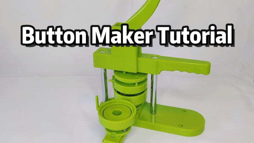 DIY Button Maker Machine Kit - Multiple Sizes, Interchangeable Models, Free Part