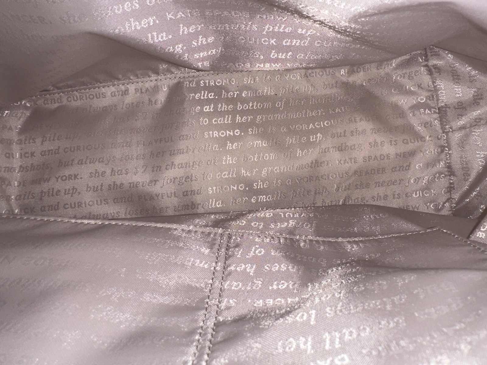 RARE Kate Spade Disney Parks "Imagination Has No Age" Canvas Tote + Clutch NWOT