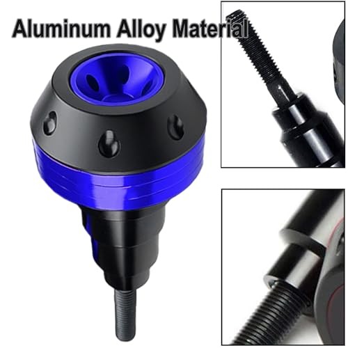 Motorcycle Frame Sliders Crash Pad Falling Protector Compatible with Blue