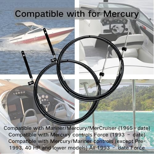 Outboard Engine for Mercury Remote Control 33c GEN I Throttle Cables Shift