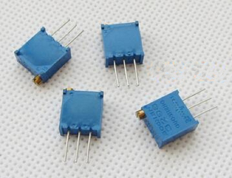 10 pcs 500 3296W 50 ohm Multiturn Trimmer Adjustable Potentiometer Variable
