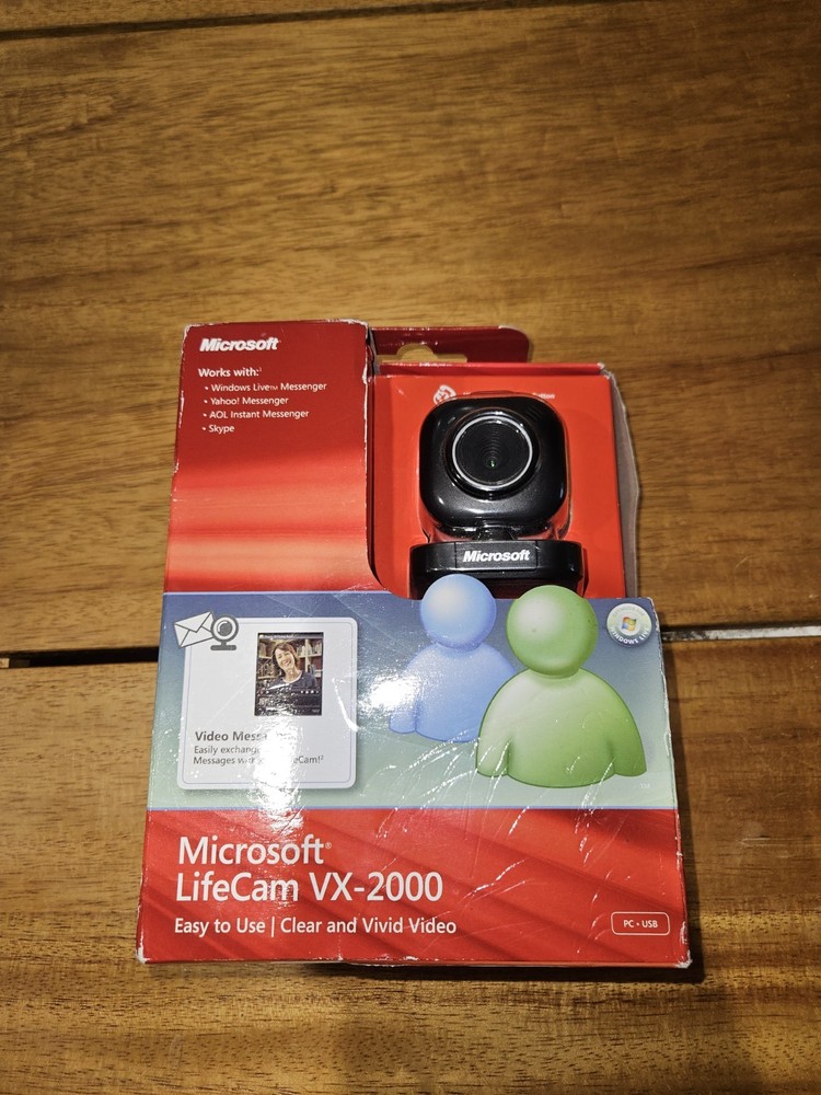 Microsoft LifeCam VX-2000 Black Webcam